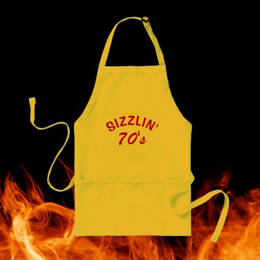 Sizzlin's zeventities Birthday Milestone Standaard Schort