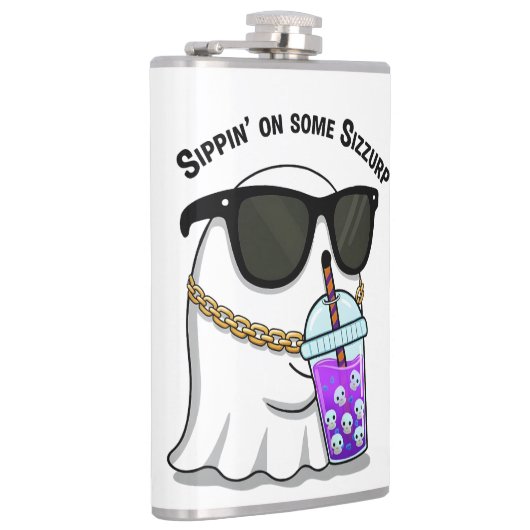 Sizzurp Ghost Kawaii Flask Heupfles (Rechts)