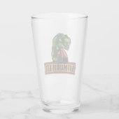 SJ Slotosaurus Rex Pintglas Glas (Achterkant)