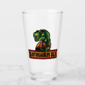 SJ Slotosaurus Rex Pintglas Glas (Voorkant)