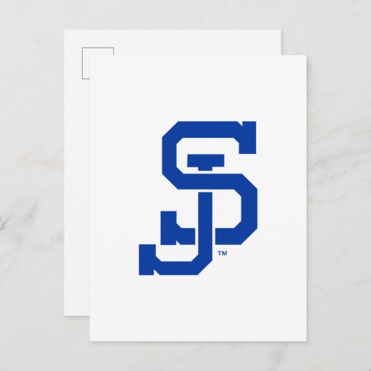 SJ Spartans logo Briefkaart (Voorkant / Achterkant)