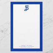 SJ Spartans logo Briefpapier (Voorkant)