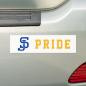 SJ Spartans logo Bumpersticker (Op auto)