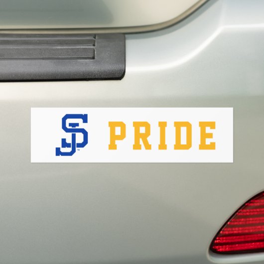 SJ Spartans logo Bumpersticker (Op auto)