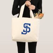 SJ Spartans logo Grote Tote Bag (Voorkant (product))