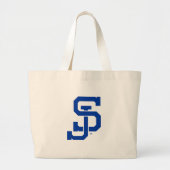 SJ Spartans logo Grote Tote Bag (Voorkant)