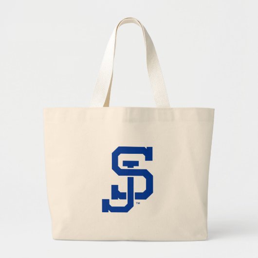 SJ Spartans logo Grote Tote Bag (Voorkant)