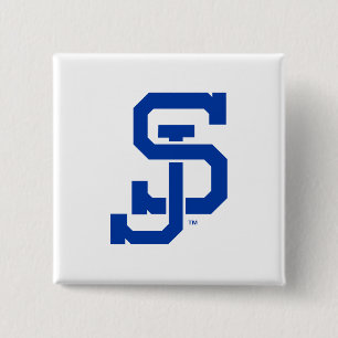 SJ Spartans logo Vierkante Button 5,1 Cm