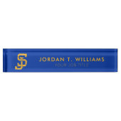 SJ Spartans Naambordje (Voorkant)