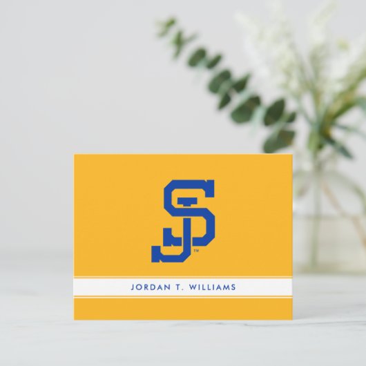 SJ Spartans Uitnodiging Briefkaart (Staand voorkant)