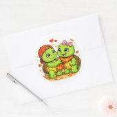 Sjaal Cadeau Ronde Sticker (Envelop)