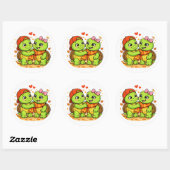 Sjaal Cadeau Ronde Sticker (Vel)