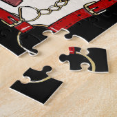 sjaal: kettingklokpatroon legpuzzel (Zijkant)