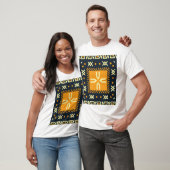 Sjaal ontwerp: Indiase Batikplein. T-shirt (Unisex)