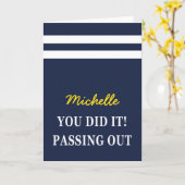 Sjaals van de Britse marine gefeliciteerd Kaart (Gele Bloem)