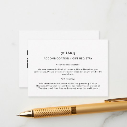 SJABLONE VOOR CUSTOM DETAILSKAART - KLEUR/AFBEELDI INFORMATIEKAARTJE (Voorkant / Achterkant in situ)