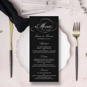 Sjablonen in het menu Elegant Black and White Wedd