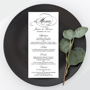 Sjablonen in het menu Elegant Black and White Wedd