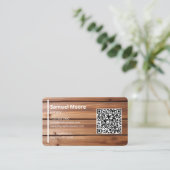 Sjablonen Joinery QR-code Visitekaartje (Staand voorkant)