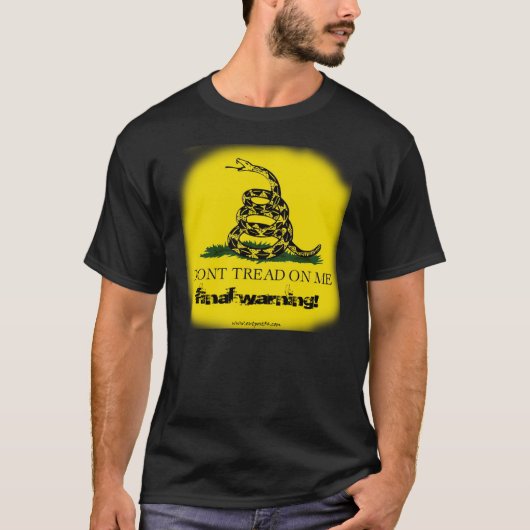 Sjablonen met gadsden Shirt (Voorkant)