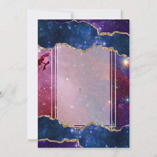 Sjablonen met melkwegstelsel kaart (Voorkant)