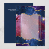 Sjablonen met melkwegstelsel kaart (Voorkant / Achterkant)