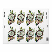 Sjablonen op het etiket van knoflook en rozemarijn (Full Sheet)