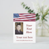 Sjablonen van het Briefkaart van de verkiezingscam (Staand voorkant)