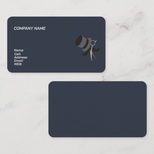 SJABLONEN VISITEKAARTJE (Voorkant / Achterkant)