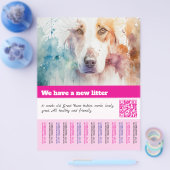 sjablonen voor de verkoop van puppy's flyer (Enkel)