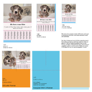 sjablonen voor de verkoop van puppy's flyer