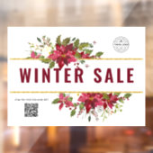 Sjablonen voor feestdagen in de winterwinkel raamsticker (Vel 2)