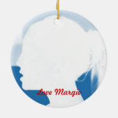 Sjablonen voor kerstboomOrnamenten Keramisch Ornament (Achterkant)