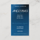 Sjablonen voor Salon Haarstylist-visitekaartjes Visitekaartje (Achterkant)