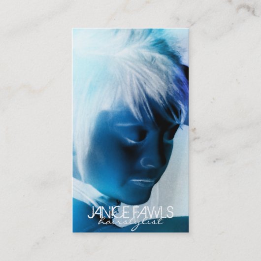 Sjablonen voor Salon Haarstylist-visitekaartjes Visitekaartje (Voorkant)