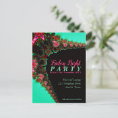 Sjablonen voor uitnodiging voor feest van vrijdaga (Staand voorkant)