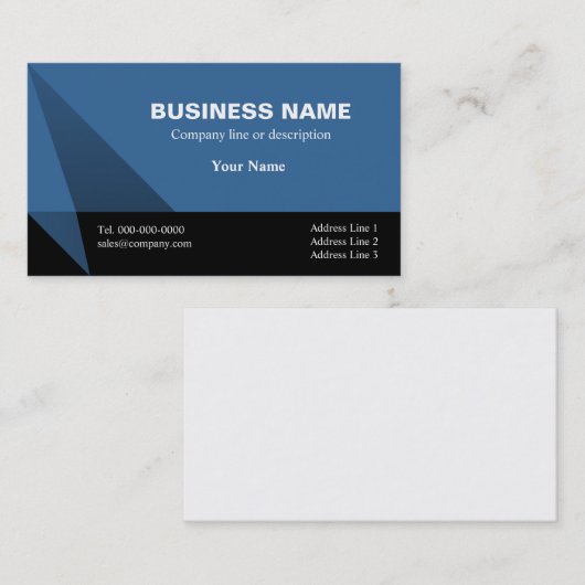 Sjablonen voor visitekaartjes (Voorkant / Achterkant)