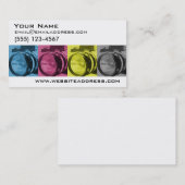 Sjablonen voor visitekaartjes: Fotograaf Visitekaartje (Voorkant / Achterkant)