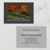 Sjablonen voor visitekaartjes voor fotografen | DI (Voorkant / Achterkant)