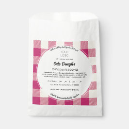 Sjablonen waslabel voor katoen bedankzakje