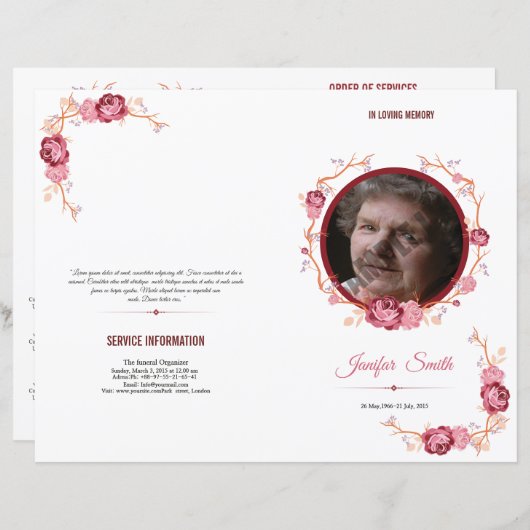 Sjabloon (Voorkant / Achterkant)