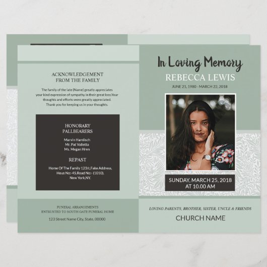 Sjabloon (Voorkant / Achterkant)