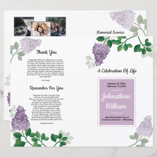 Sjabloon (Voorkant / Achterkant)