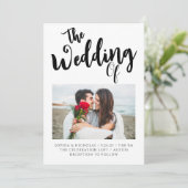 Sjabloon 10 Uitnodiging tot bruiloft (Staand voorkant)