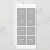 sjabloon 2020 kalenderdag stevige Kaart (Achterkant)