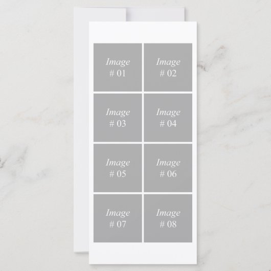 sjabloon 2020 kalenderdag stevige Kaart (Achterkant)