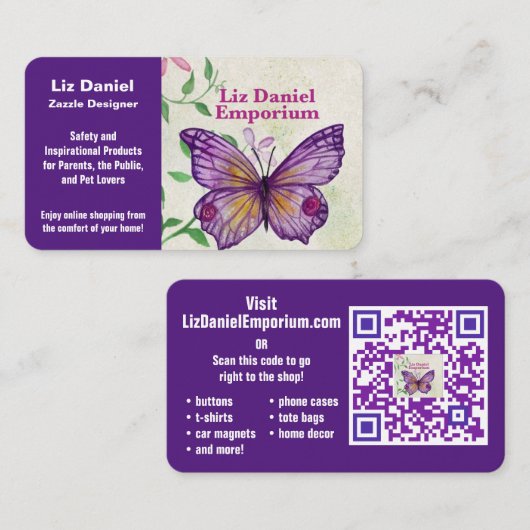 SJABLOON - 3,5 x 2,0-inch Visitekaartje (Voorkant / Achterkant)