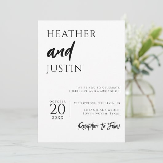 Sjabloon 3 Uitnodiging tot weddenschappen (Staand voorkant)