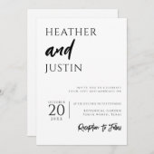 Sjabloon 3 Uitnodiging tot weddenschappen (Voorkant / Achterkant)