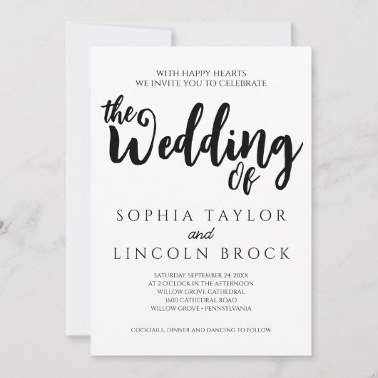 Sjabloon 4 Uitnodiging tot weddenschappen (Voorkant)